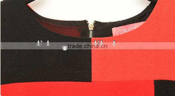 Latest Red Elegant Slimming Matching Family Dresses