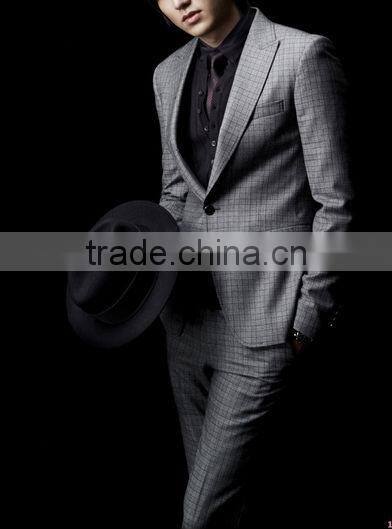 Shanghai Shoujia 2014 high quality men suit/ new design men suit