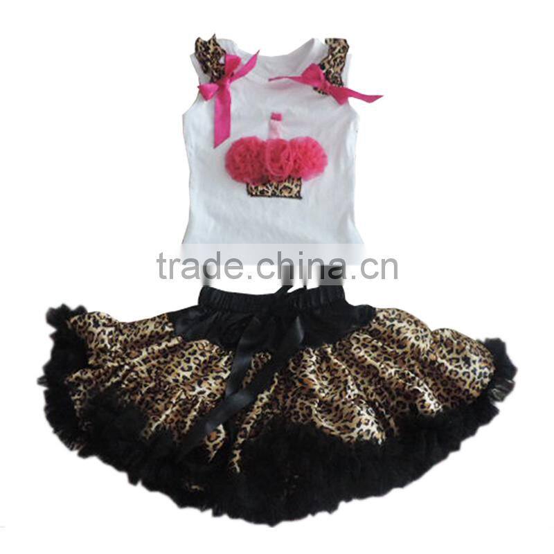 Yiwu china clothes new sale baby girls dress set summer dance skirts 2pcs lace tutu ruffle skirt child sleeveless tank top+dress