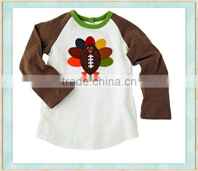 boys icing ruffle raglan t-shirt thanksgiving day turkey embroidered kids ruffle raglan shirt childrens boutique boys clothing