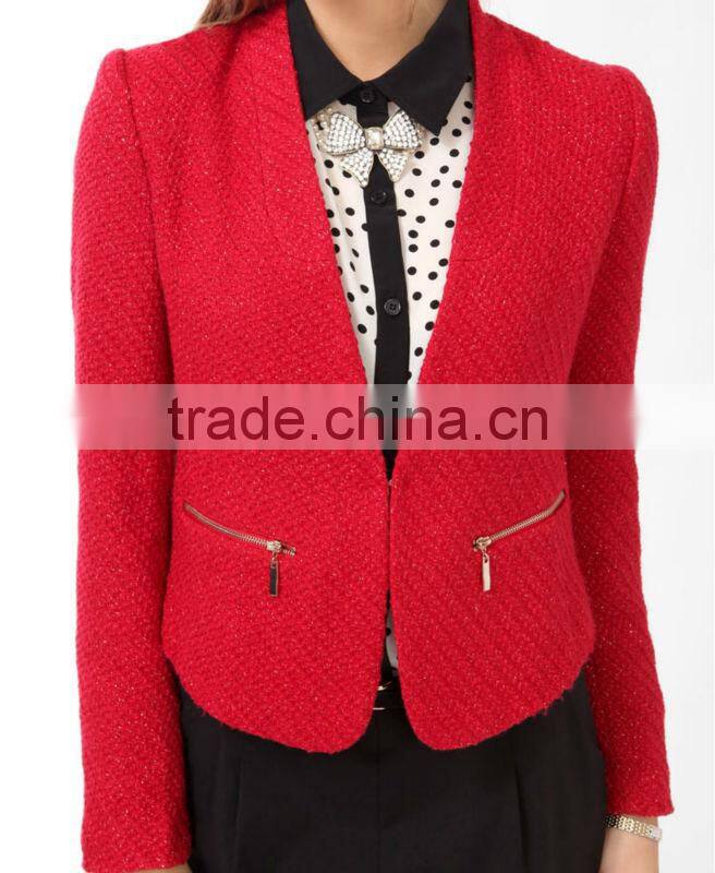 Metallic Tweed Jacket