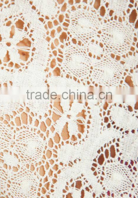 Cold Shoulder Crochet Top