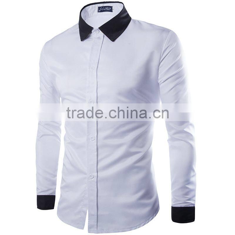 2016 Alibaba hot new arrival funky fancy dress shirt for men