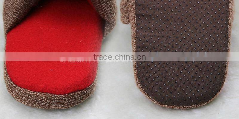 Colorful Cheap and Comfortable Soft Fleece Indoor Slippers
