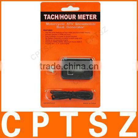 Water Resistant Digital LCD Hour Meter for Motor