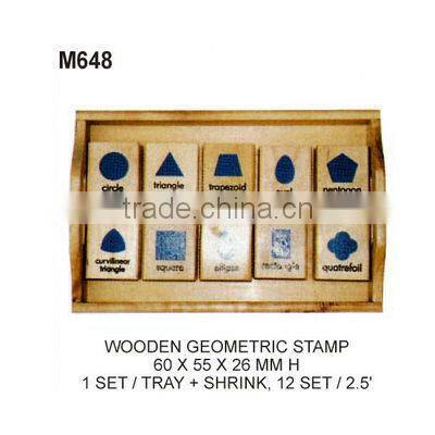 School supplies (M646) WOODEN FRACTION STAMP