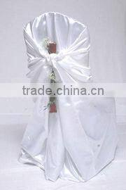 banquet and wedding fushia satin universal chair cover