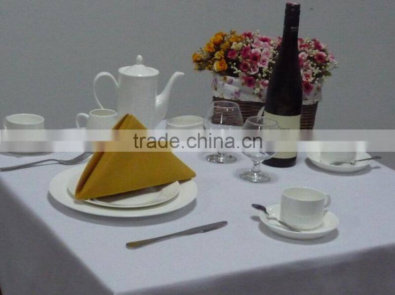 100% Spun Polyester Napkins And Tabletops Strip Spun poly Napkins