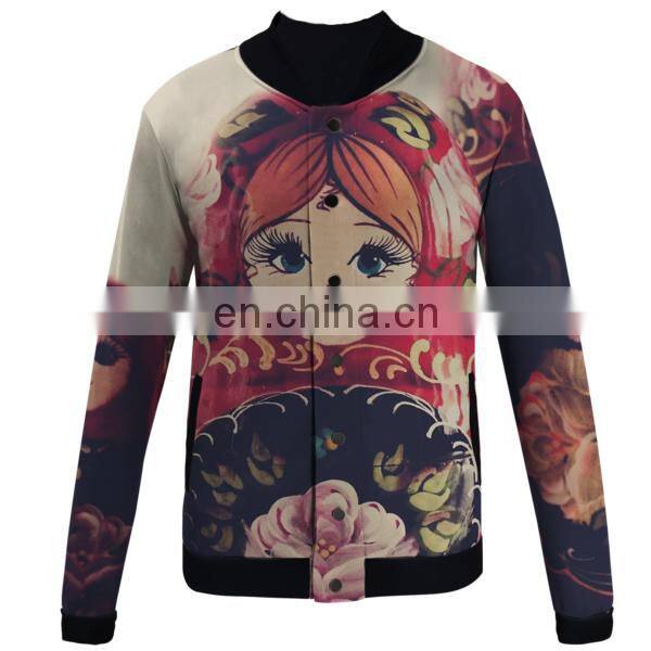 sublimated modern team light weight baseball jackets for players