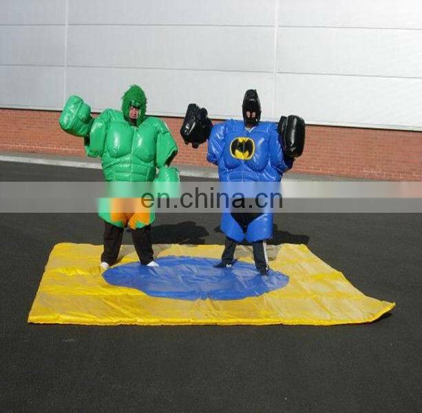 2013 hot inflatable sumo suit with cushion
