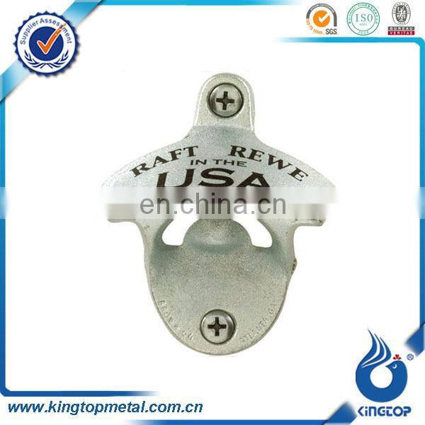 metal personalized wall mounted bottle opener