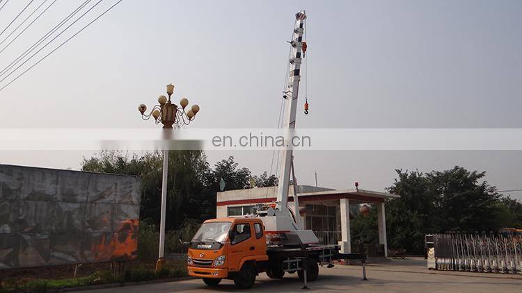 2018 Hot newest China small 8ton wheel truck mounted crane with Cheap price