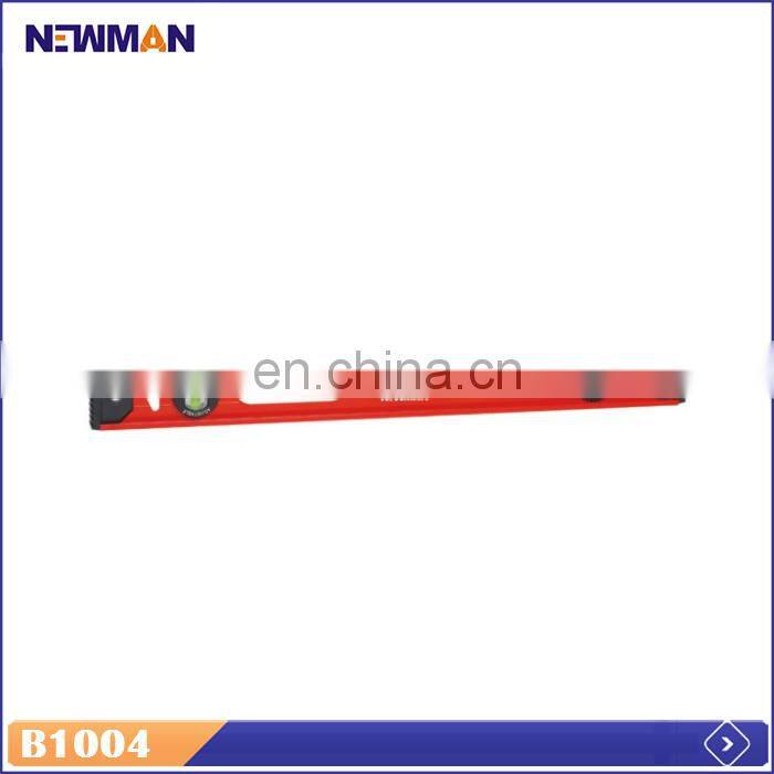 NEWMAN Type 6149 aluminium square tubular bubble flat digital spirit level