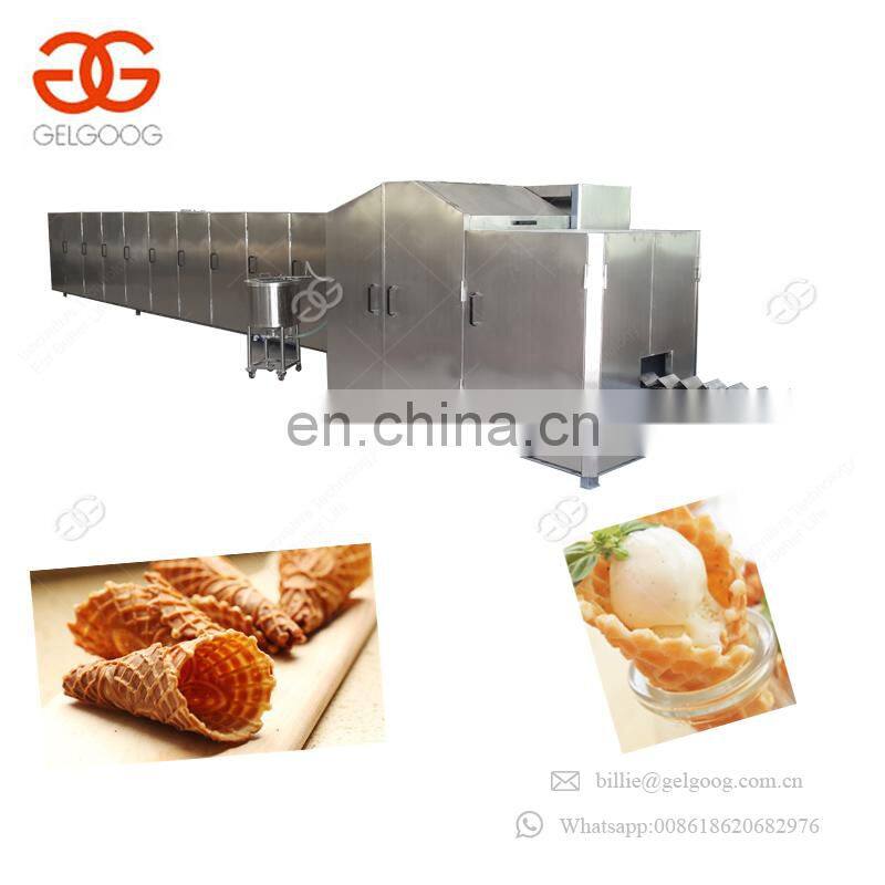 New Design Sugar Cone Rolling Machine Snow Cone Production Line Ice Cream Cone Machinery
