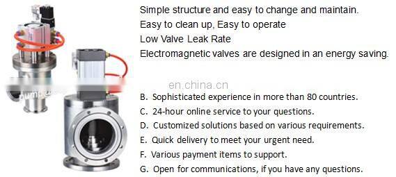 promotion GDQ-J250/KF GDQ-200 Pneumatic High Vacuum Angel Valves vacuum valve