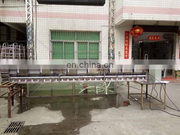 Company welcome culture show graphical drawing water curtain