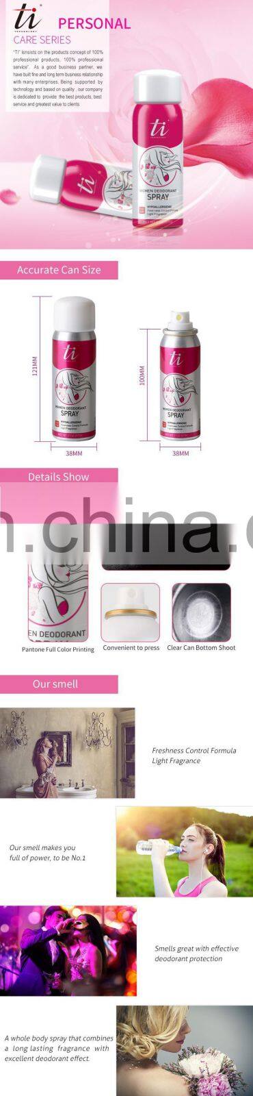 2019 Hot-Selling Deodorant Body Spray for Women, "Ti" 2OZ Women Deodorant Spray Without Irritation, Best Women Body Spray