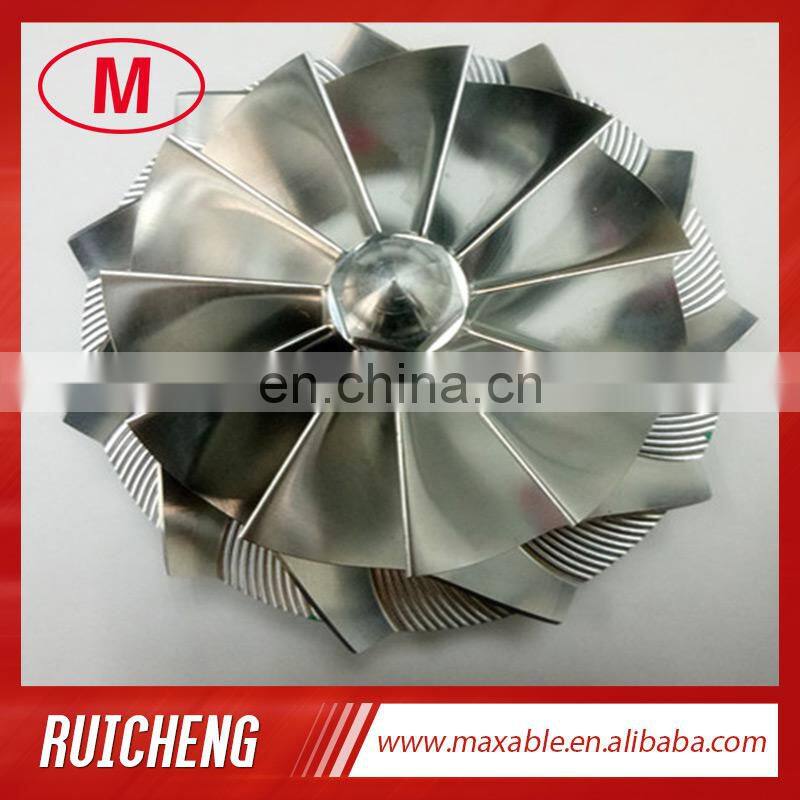 GTB4594 80.00/106.50m 11+0 blades turbo billet/milling/aluminum 2618 compressor wheel for 14201-00Z1D