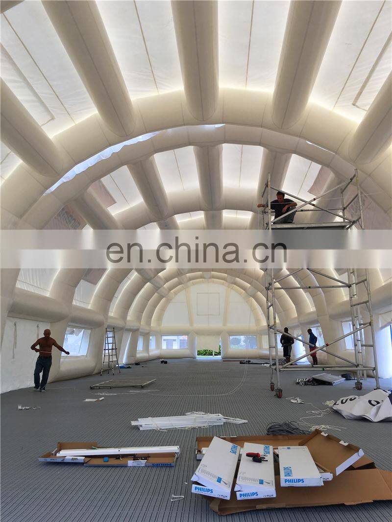 Commercial portable air pop up inflatable construction exhibition dome for beer festival or other parties and events