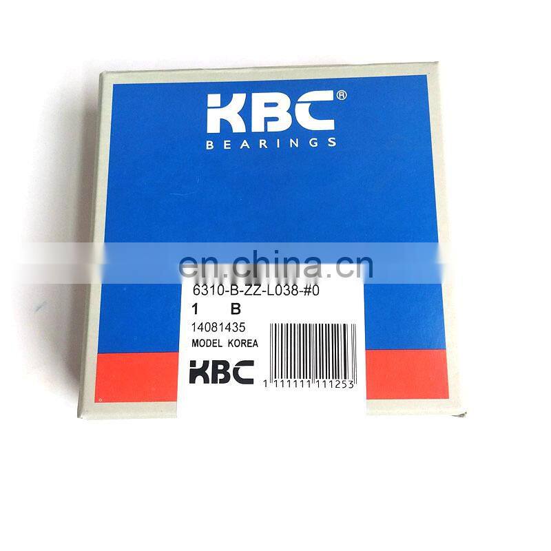 Distributor of deep groove ball bearing KBC high quality 6302 -2Z 6310-2Z ball bearings