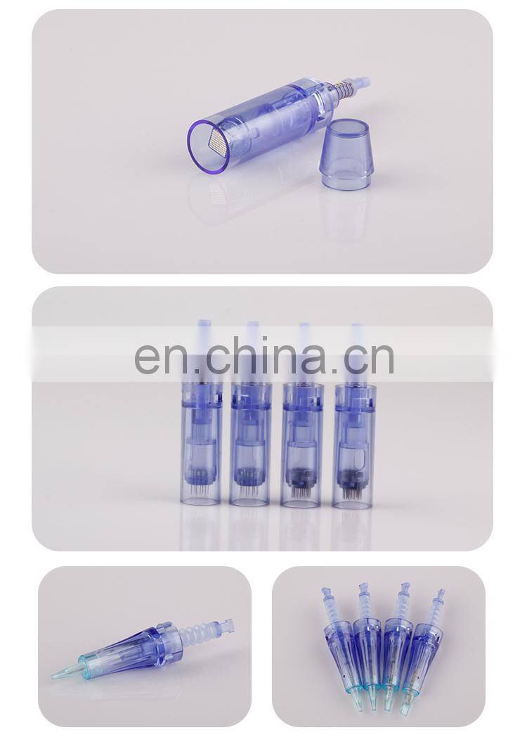 Pin needle cartridge replacement micro needles head stainless steel tattoo needles for dr derma pen tattoo tips