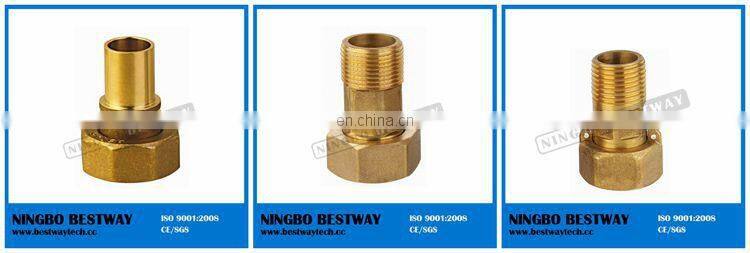 Eco brass water meter tailpieces with NSF Certificated EPDM Gasket
