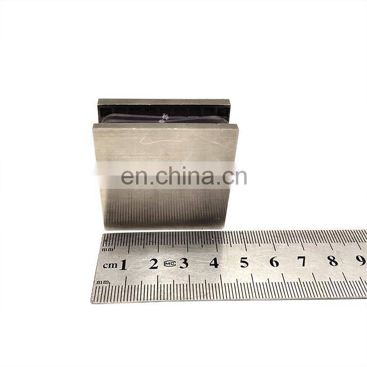 Stainless steel fitting 135 degree hinge glass to wall shower room glass door clamp
