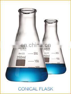 AKM LAB 100ml Conical Flask Erlenmeyer Flask with Narrow Wide Mouth