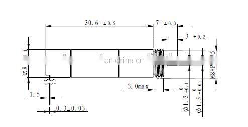 High torque low rpm 8mm mini dc gear motor with encode mini dc motor manufacturer