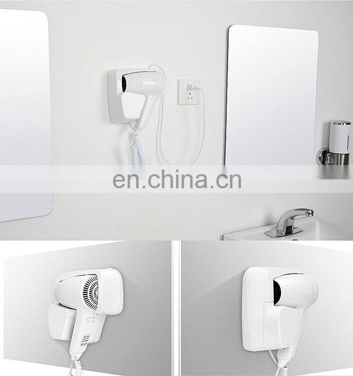Honeyson hotel bathroom design 1200W hair dryer wall mounted