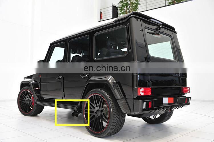 G CLASS W463 g63 g65 exhaust system for w463 g500 g63 g65 exhaust muffler tips B style sliver and black color