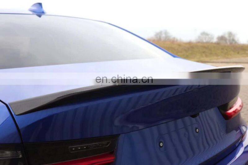 ABS Gloss Black painted rear trunk wing spoiler for BMW 3 Series G20 G28 2019-2020
