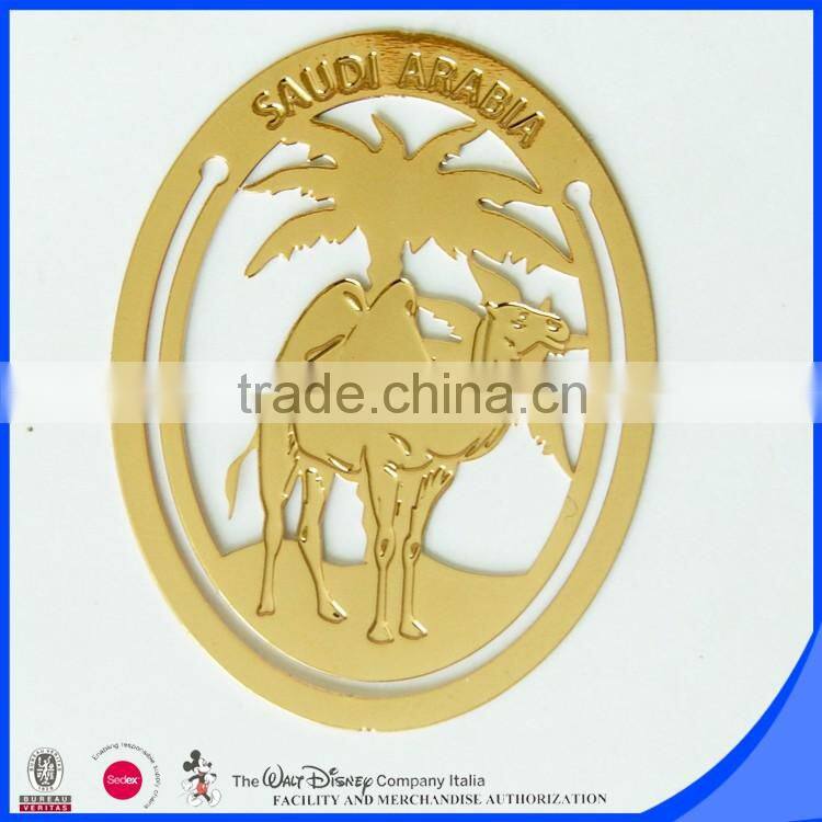 Champagne round attractive bookmark