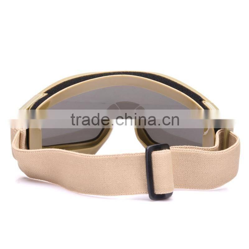 HD Vision Military Shooting Safety Goggles Replacement Lenses TPU Frame Army Dust Goggles