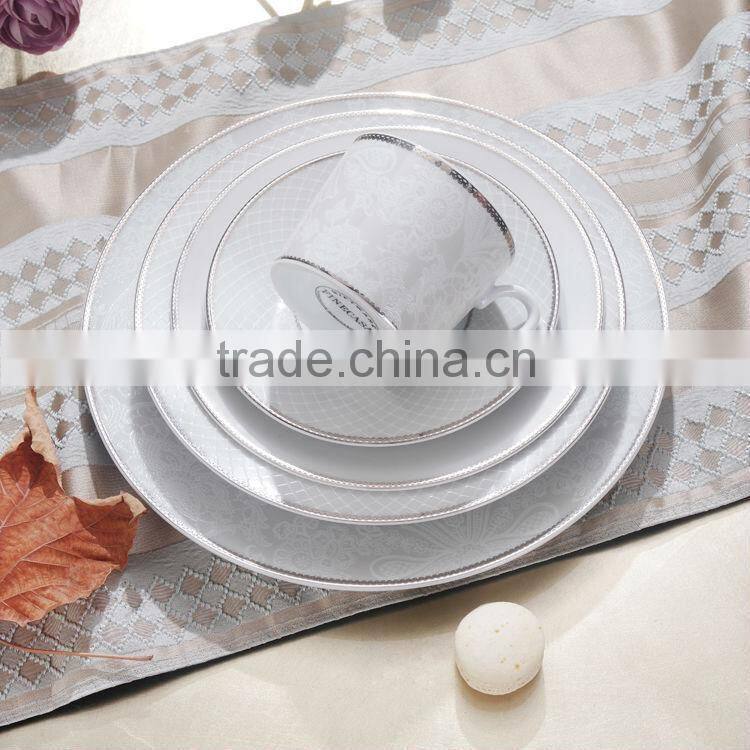 tangshan bone china porcelain dinnerset with ring decal