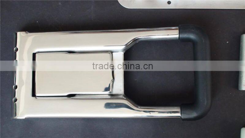 02342C Key lock stainelss steel /steel recessed handle trailer side door lock