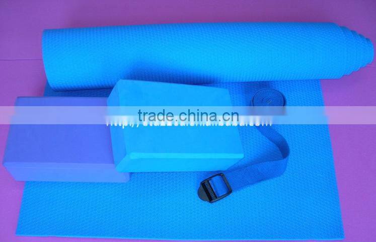 roll up non-toxic durable eva foam mat for yoga beach gym sleep