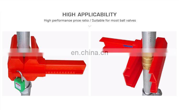 Standard Size Durable Polypropylene Universal Adjustable Ball Valve Lockout