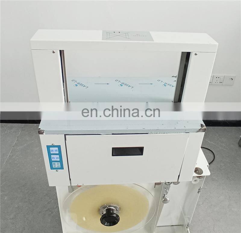 UT011S Table Top Hotmelt Opp Paper Tape Bundle Strapping Binding Machine for banknote money currency supermarket vegetable