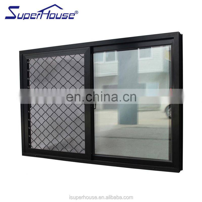Superhouse Windows And Doors Window Grills Aluminium Aluminum Alloy Horizontal Design For Sliding Windows