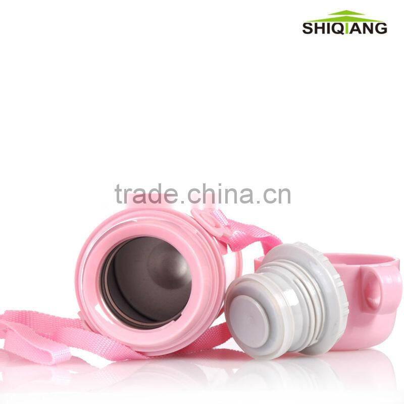 500ml stainless steel vacuum children food bottles with color coating