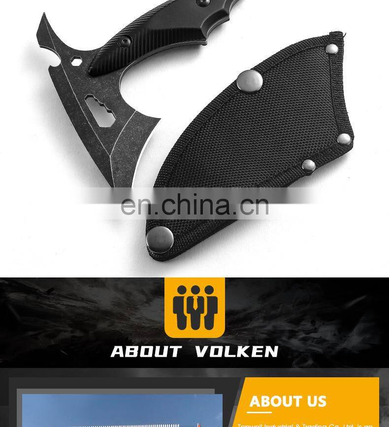 New outdoor equipment tool axe multi-function field axe knife high hardness portable small axe manufacturer direct sale