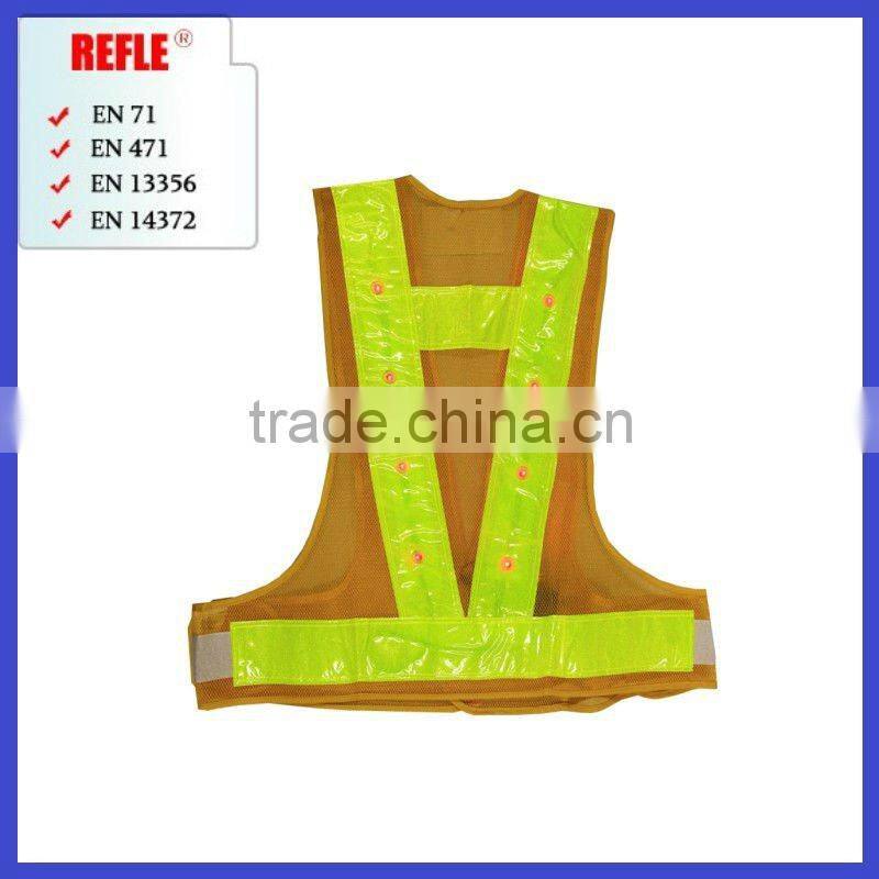 2014 LED reflective safety vest