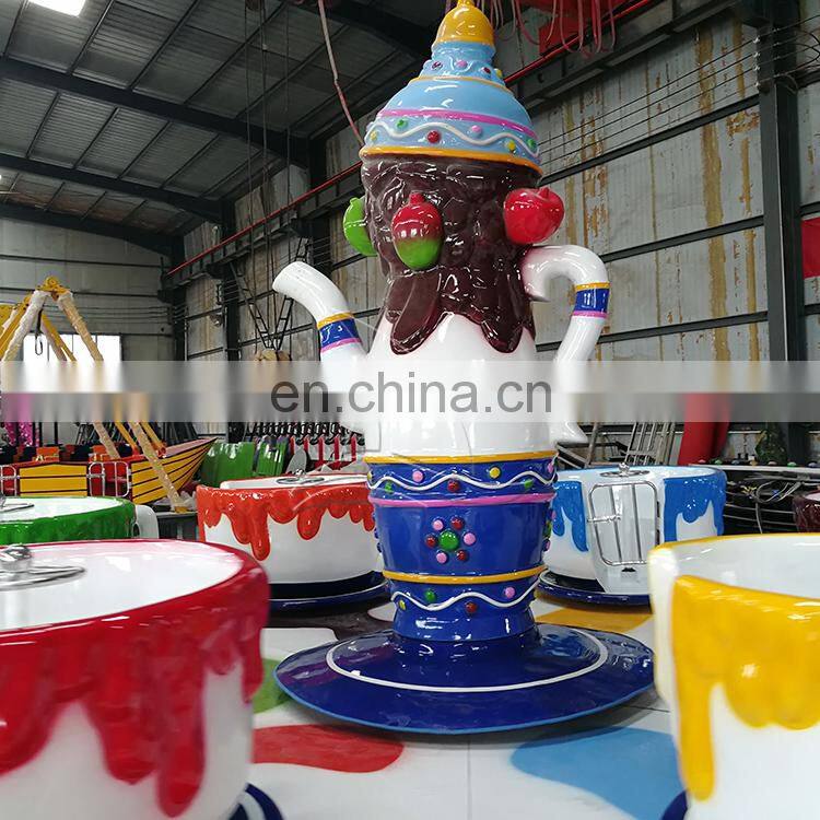 Amusement park equipment Indoor children rides Tea cup and saucer rides