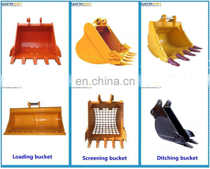 excavator/digger bucket types