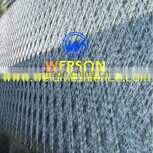 werson hot dipped galvanized welding concertina wire
