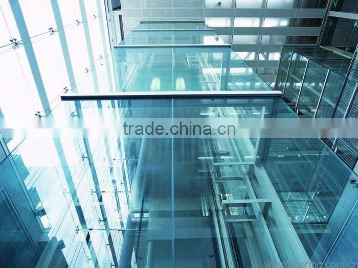 toughed glass steel spiral staircase