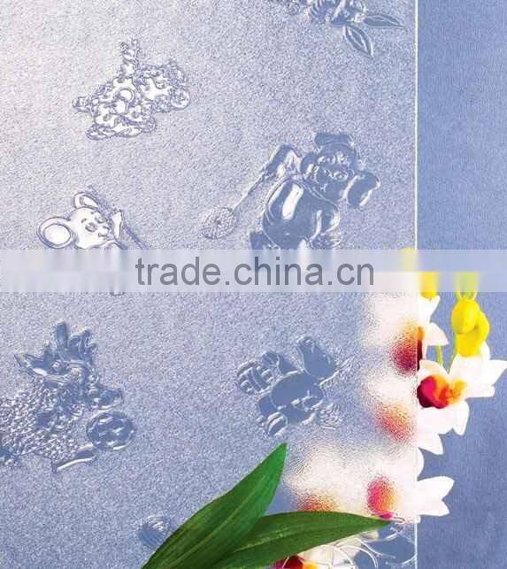 4-19mm Clear Rainfall /Diamond Pattern Glass