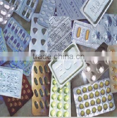 blister aluminum foil medicine packing