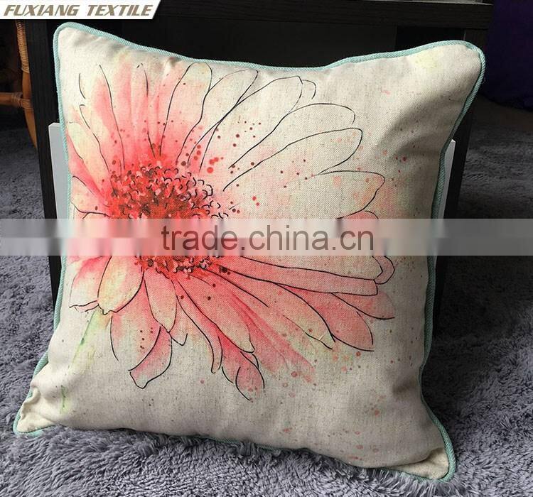 Hand Work Cushion Covers Car Seat Insert Pillow Home Decor Printed Cushion